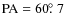 $\rm{PA}=60\hbox{$.\!\!^\circ$ }7$
