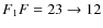$F_1F=23\rightarrow12$