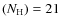 $(N_{\rm H})=21$