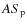 $AS_{\rm p}$