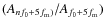 $(A_{nf_{0}+5f_{\rm m})}/A_{f_{0}+5f_{\rm m}})$