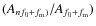 $(A_{nf_{0}+f_{\rm m})}/A_{f_{0}+f_{\rm m}})$