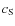 $c_{\rm S}$
