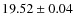 $19.52\pm0.04$