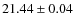 $21.44\pm0.04$