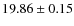$19.86\pm0.15$