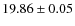 $19.86\pm0.05$