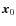 ${\vec x}_0$