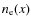 $n_{\rm e}(x)$