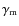 $\gamma_{\rm m}$