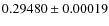 $0.29480 \pm 0.00019$