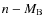 $n-M_{\rm B}$
