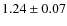 $1.24\pm0.07$