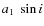 $a_{1}~ \sin{i}$