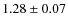 $1.28\pm0.07$