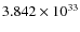 $3.842\times10^{33}$