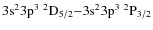 $\rm 3s^23p^3\ ^2D_{5/2}{-}3s^23p^3\ ^2P_{3/2}$