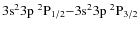 $\rm 3s^23p\ ^2P_{1/2}{-}3s^23p\ ^2P_{3/2}$