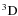 $\rm ^3D$