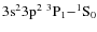 $\rm 3s^23p^2\ ^3P_1{-}^1S_0$