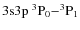$\rm 3s3p\ ^3P_0{-}^3P_1$