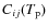 $C_{ij}(T_{\rm p})$