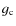 $g_{\rm {c}}$