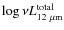 $\log{\nu L_{12~\mu{\rm m}}^{{\rm total}}}$