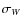 $\sigma_W$