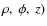 $\rho,~\phi,~z)$