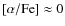 $\ensuremath{{[\alpha{\rm /Fe}]}}\approx0$