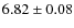 $6.82\pm0.08$