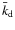 $\bar{k}_{\rm d}$