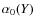 $\alpha_0(Y)$