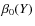 $\beta_0(Y)$