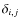 $\delta_{i,j}$