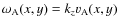 $\omega_{\rm A}(x,y)=k_z v_{\rm A}(x,y)$