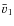 $\bar{v}_1$