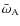 $\bar{\omega}_{\rm A}$