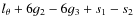 $l_\theta +
6g_2 - 6g_3 + s_1 - s_2$