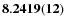 ${\bf 8.2419(12)}$