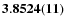 ${\bf 3.8524(11)}$