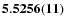${\bf 5.5256(11)}$
