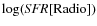 $\log ({\it SFR}[{\rm Radio}])$