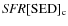 ${\it SFR}[{\rm SED}]_{\rm c}$