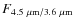 $F_{4.5~\mu{\rm m}/3.6~\mu{\rm m}}$