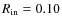 $R_{\rm {in}}=0.10$