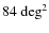 $84~{\deg^2}$
