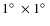 $1\hbox{$^\circ$ }\times 1\hbox{$^\circ$ }$