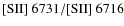 ${\rm [SII]~6731/[SII]~6716}$
